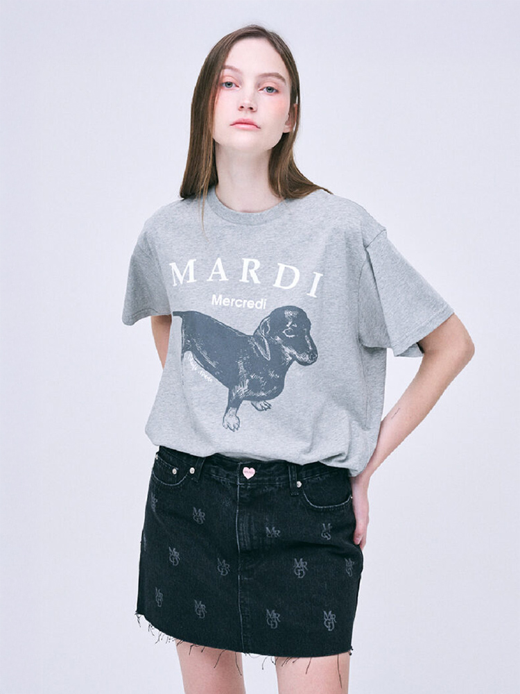 Ddanji T-Shirt Grey White