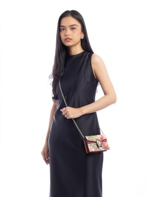 GG Supreme Blooms Dionysus Super Mini Shoulder Bag Beige Dry Rose