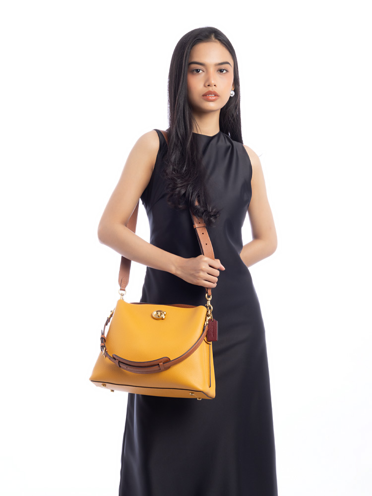 C2590 Willow Colorblock Shoulder Bag Buttercup Multi