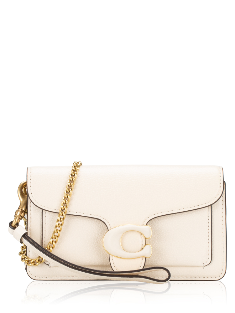 CJ925 Tabby Chain Crossbody with Wrist Strap Chalk