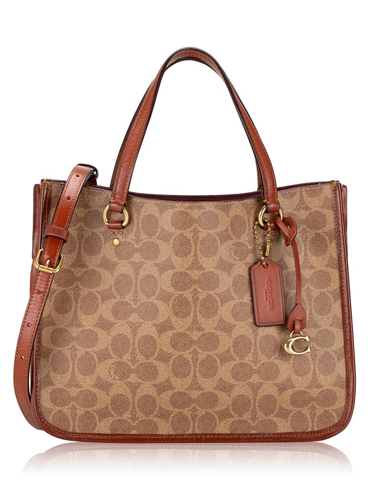 C3889 Signature Tyler 28 Carryall Tan Rust
