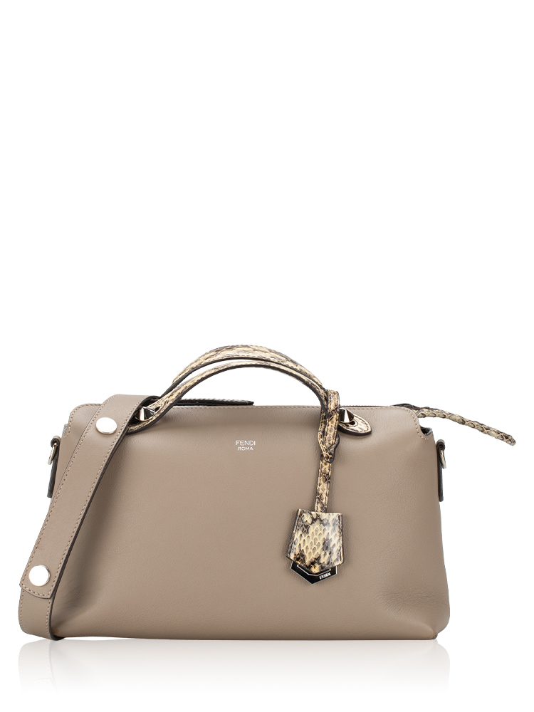 Dolce Elaphe Handles Medium By The Way Tortora