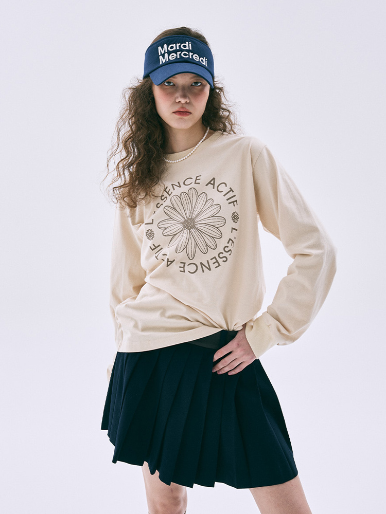 Actif Long Sleeve T-Shirt Butter Beige