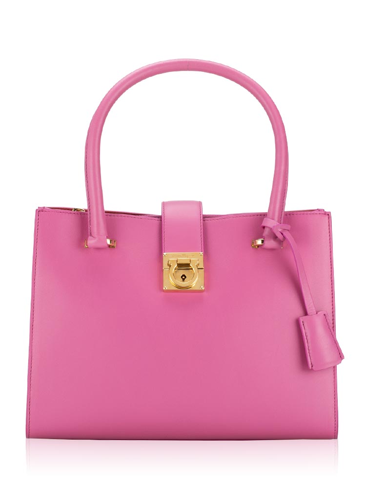 Gancini Juliette Lock Story Tote Anemone