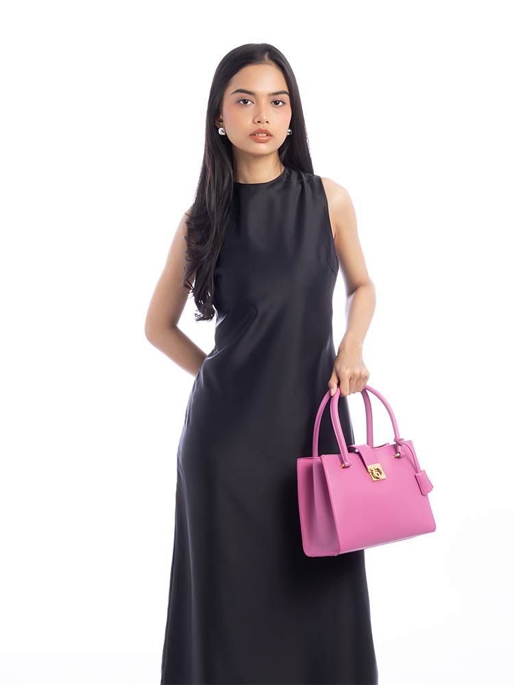 Gancini Juliette Lock Story Tote Anemone