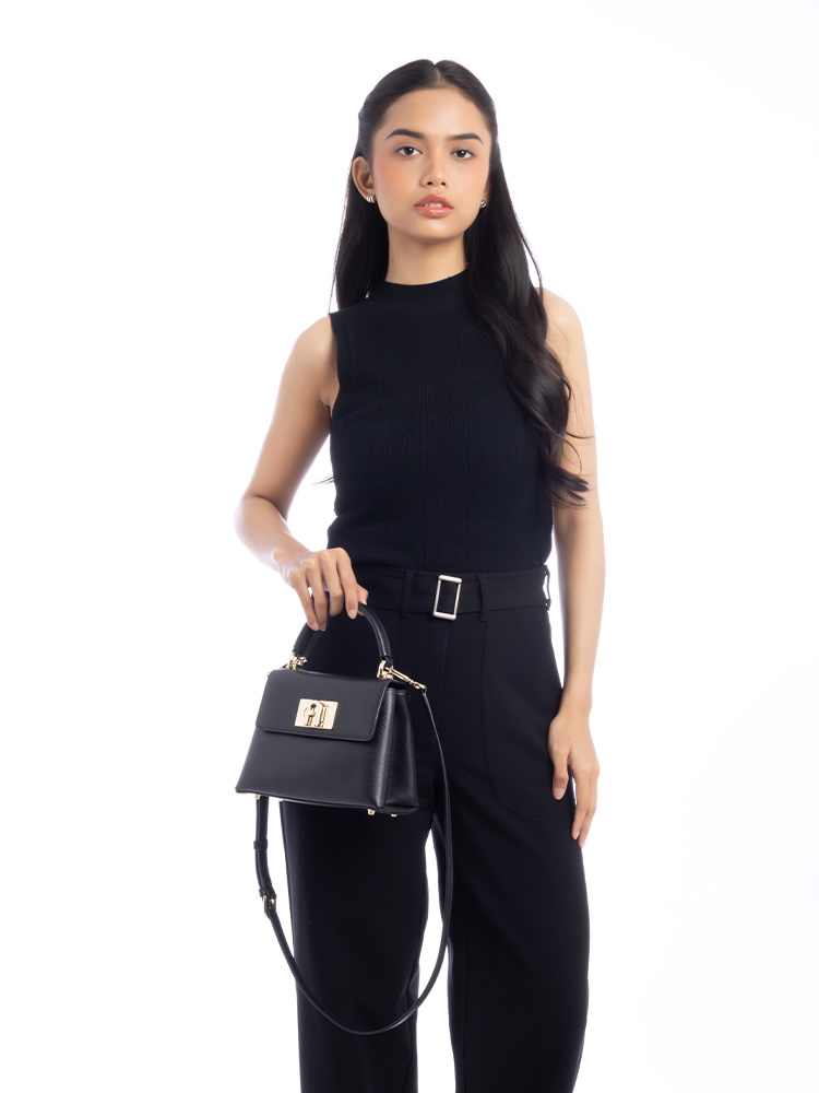 1927 Mini Top Handle Crossbody Black