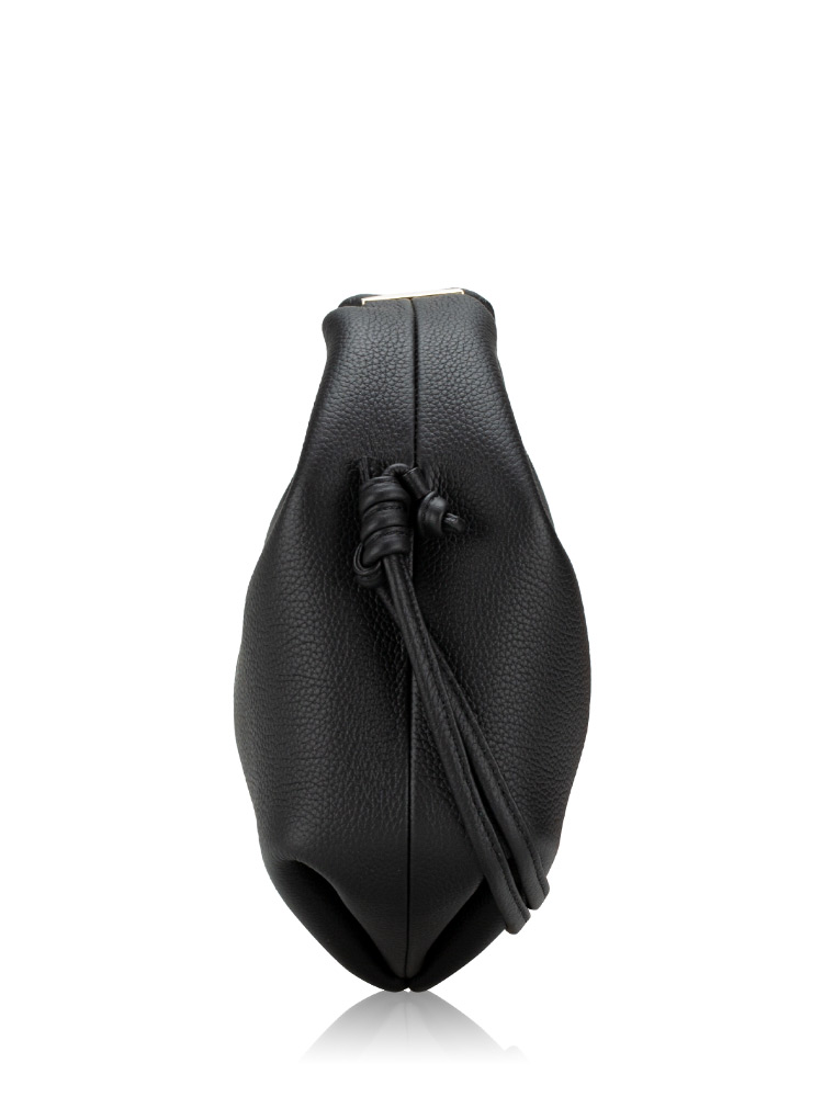 Textured Calfskin Béri Black