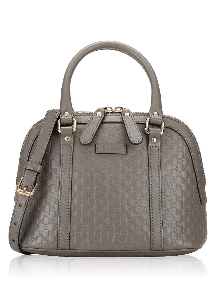 Microguccissima Mini Dome Bag Grey