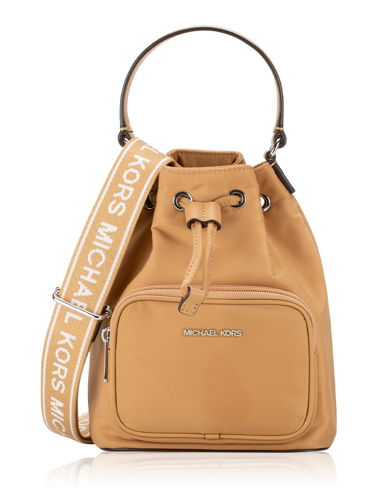 Khai Nylon Small Bucket Bag Peanut