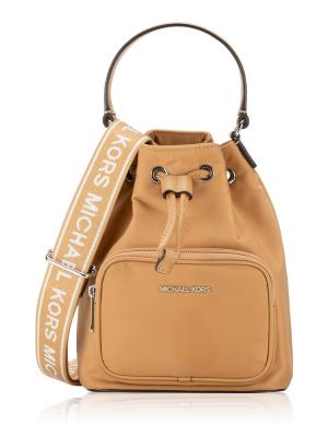 Khai Nylon Small Bucket Bag Peanut