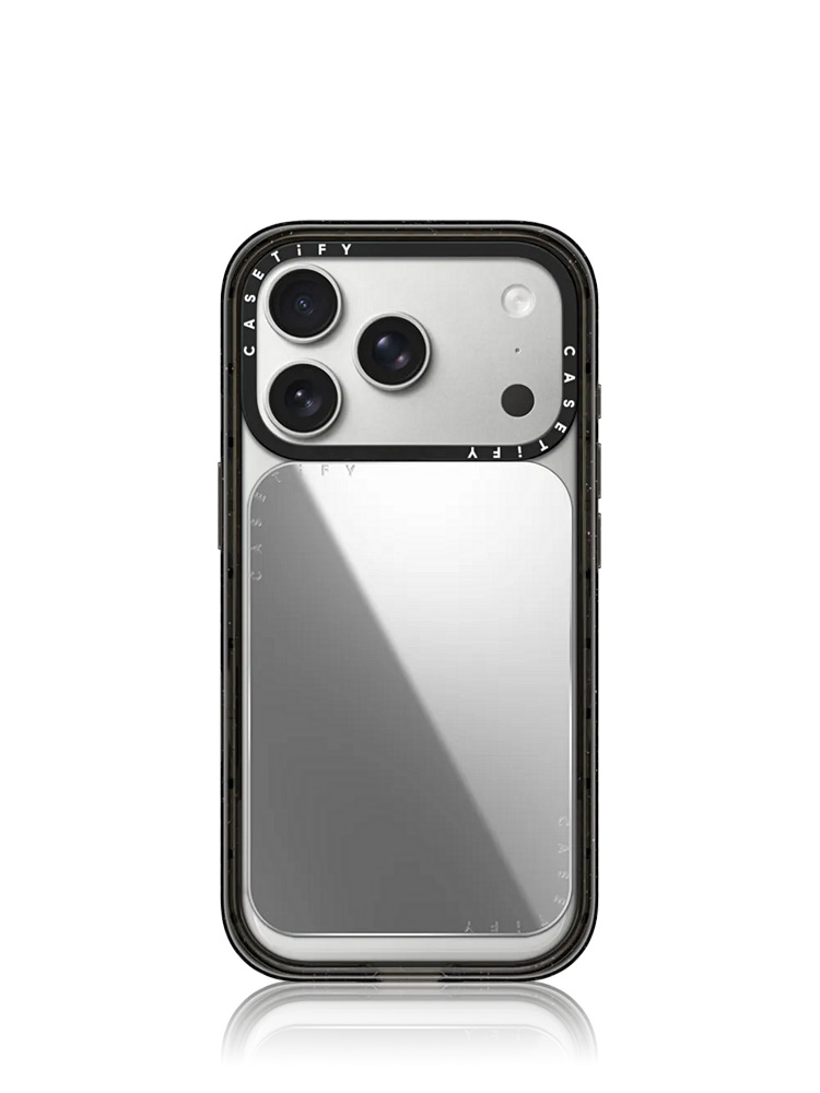 Mirror Snappy Card Holder Stand Silver