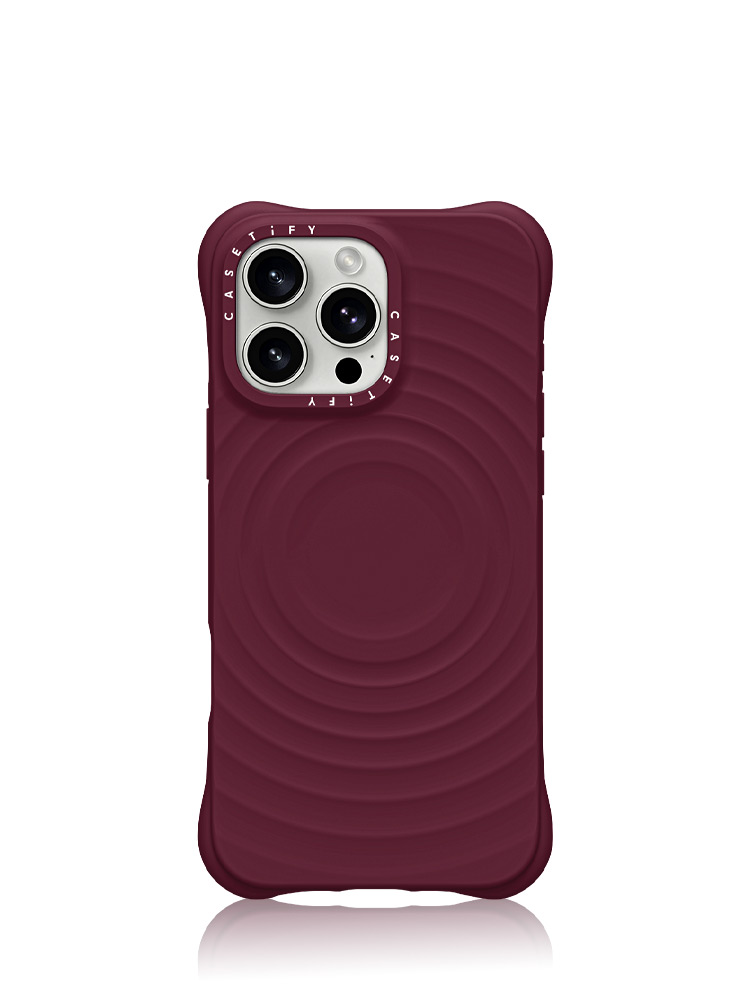 Essentials iPhone 16 Pro Max Ripple Case Mulberry