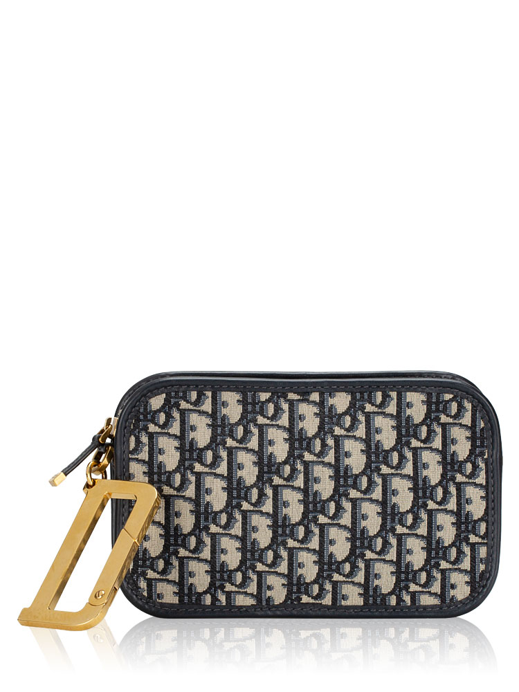 Oblique Diorquake Clutch Blue