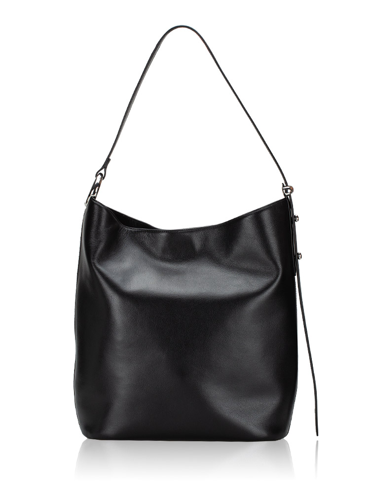 Halo Large Bucket Bag Black