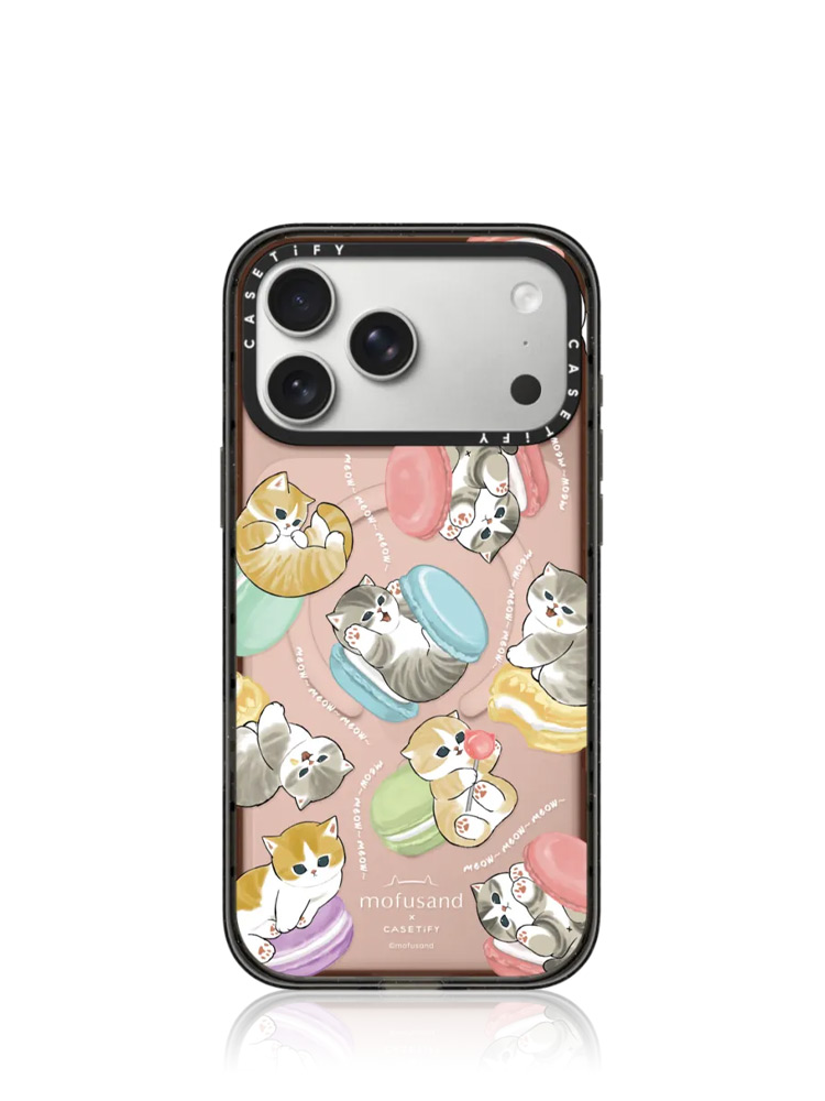 Mofusand Macaron 17 Pro Max Case