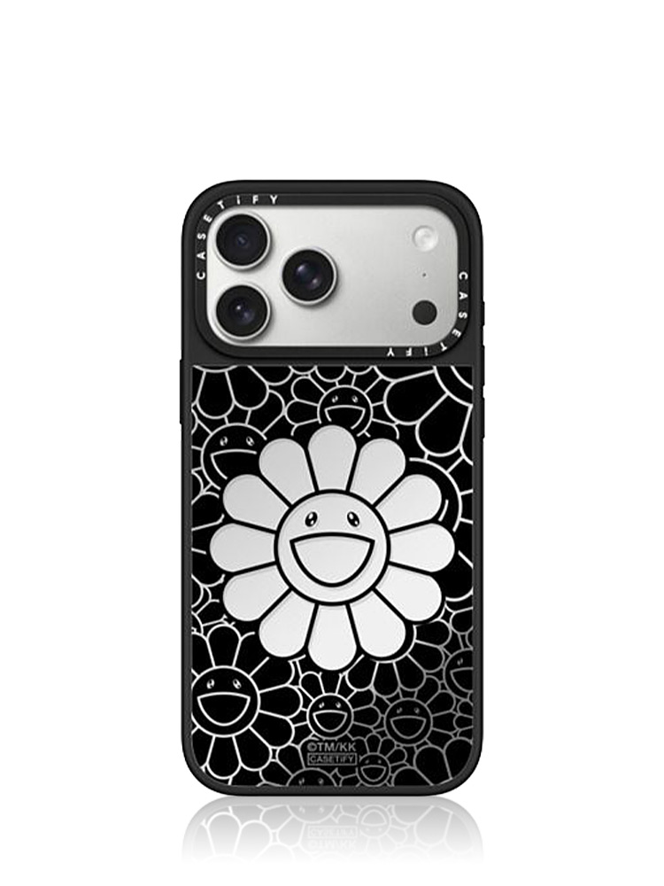 x Murakami Flowers Bloom 17 Pro Max Mirror Black