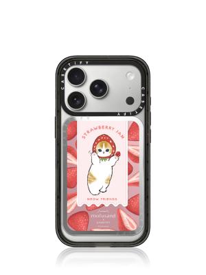 Mofusand Snappy Strawberry Card Holder Stand