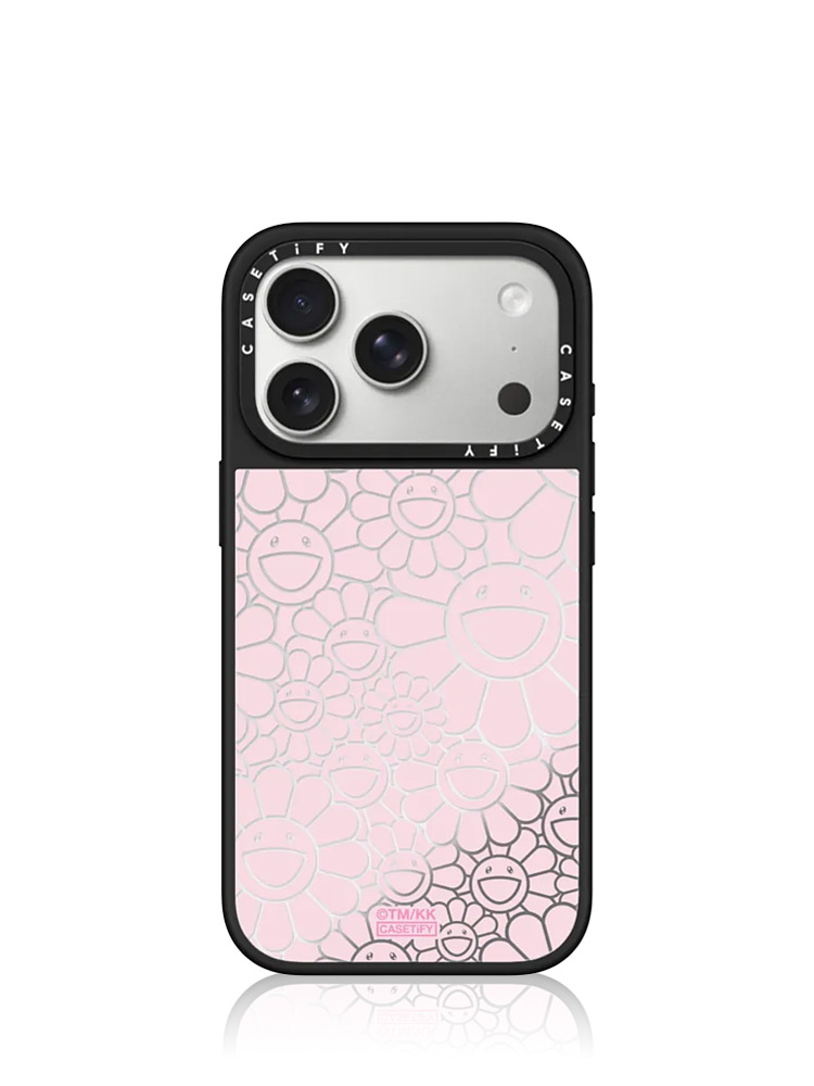 x Murakami Flowers Bloom 17 Pro Mirror Pink