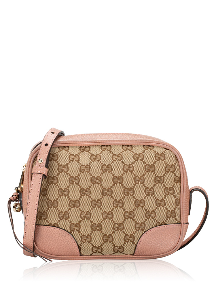 GG Canvas Bree Mini Messenger Beige Pink