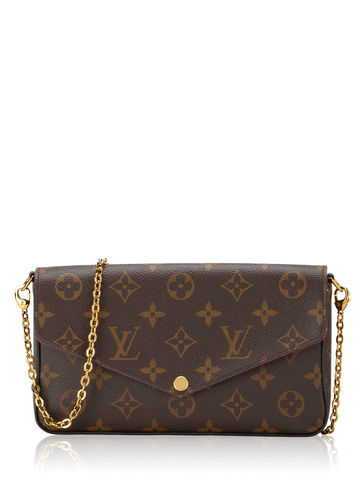 Monogram Pochette Felicie Fuchsia