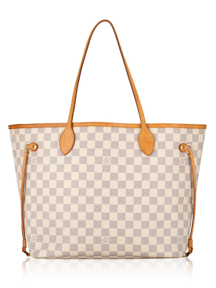 Damier Azur Neverfull MM NM Rose Ballerine