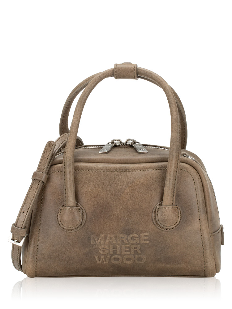Pull-Up Leather Mini Soft Tote Etoffe