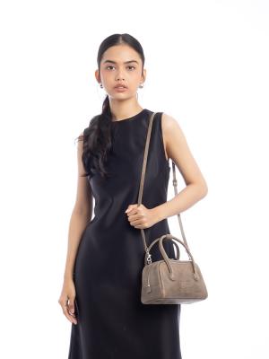 Pull-Up Leather Mini Soft Tote Etoffe