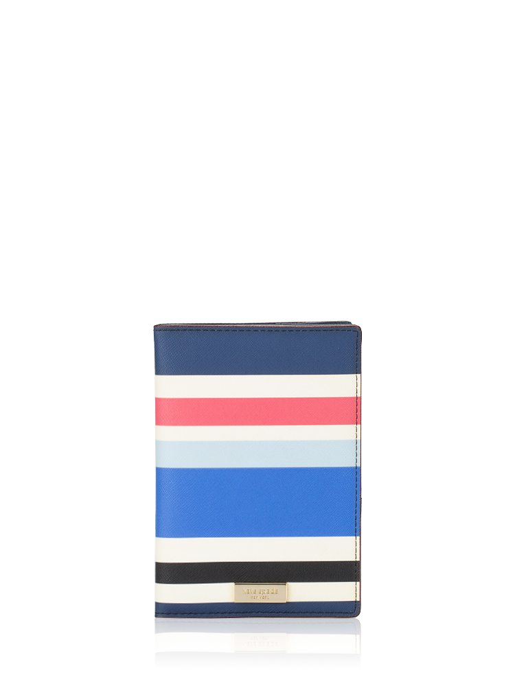 Laurel Way Imogene Passport Holder New Waltz Stripes