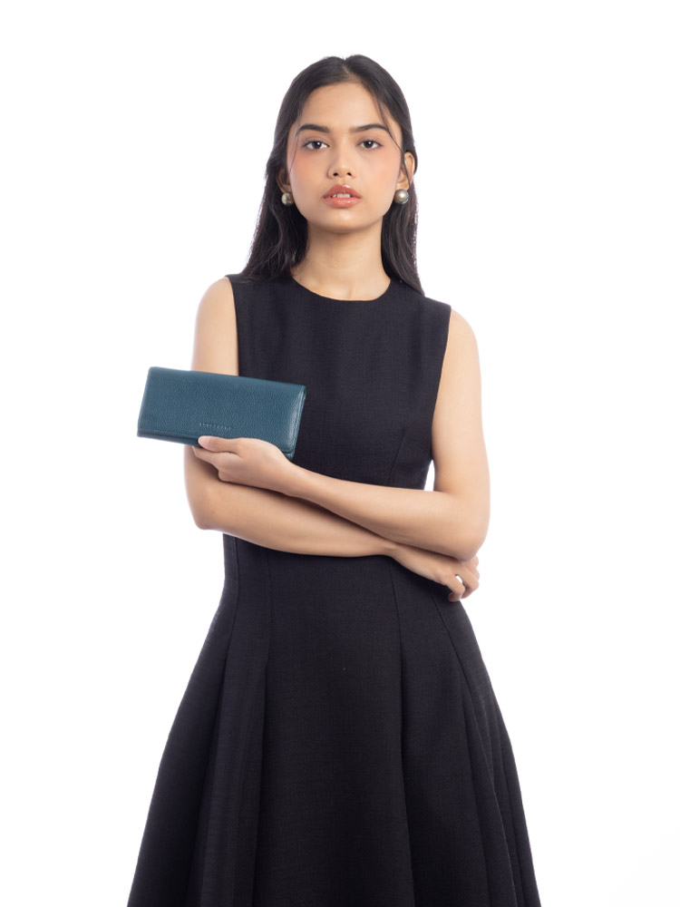 Le Foulonné Continental Wallet Tosca