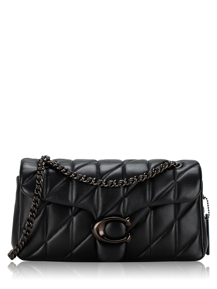 CP150 Tabby 26 Pillow Quilting Shoulder Bag Black