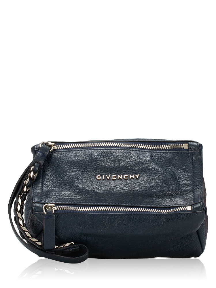 Sugar Goatskin Pandora Pochette Navy