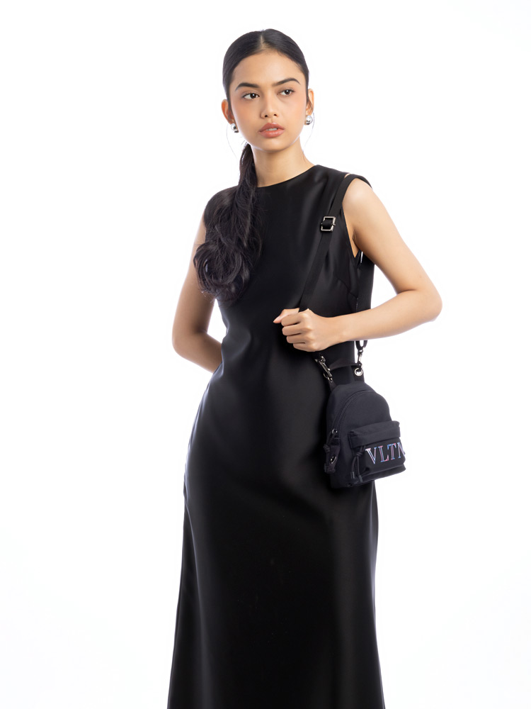 Nylon VLTN Mini Backpack Nero