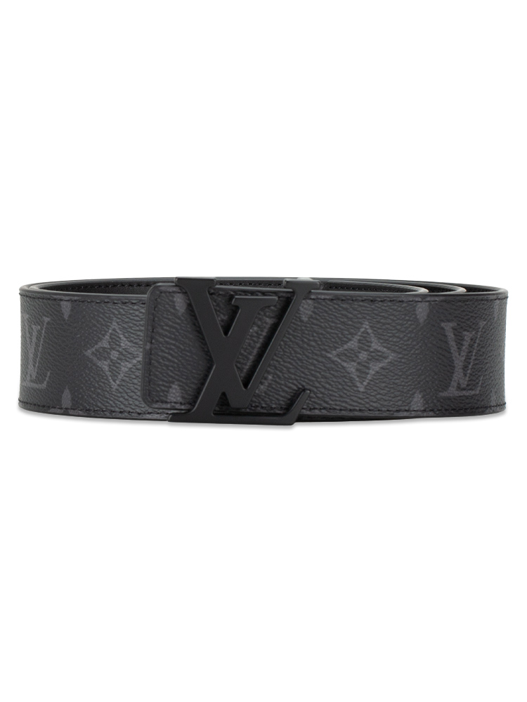 Monogram Eclipse LV Initiales 40mm Reversible Belt Sz 95