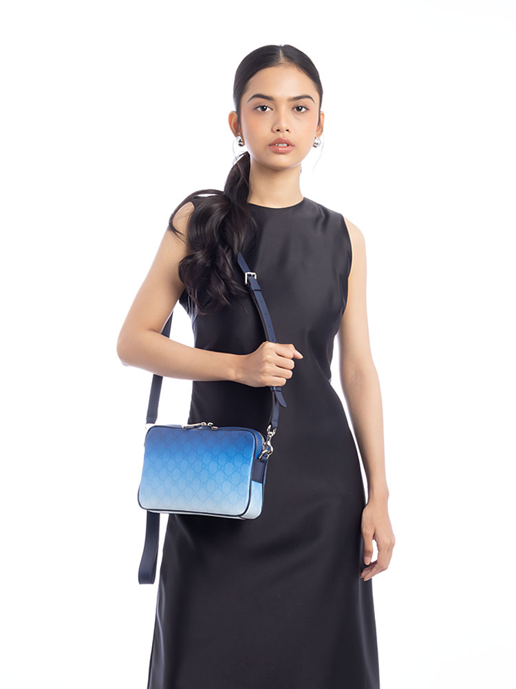 GG Supreme Chroma Small Camera Bag Gradient Blue