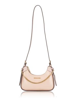 Wilma Leather Small Crossbody Powder Blush