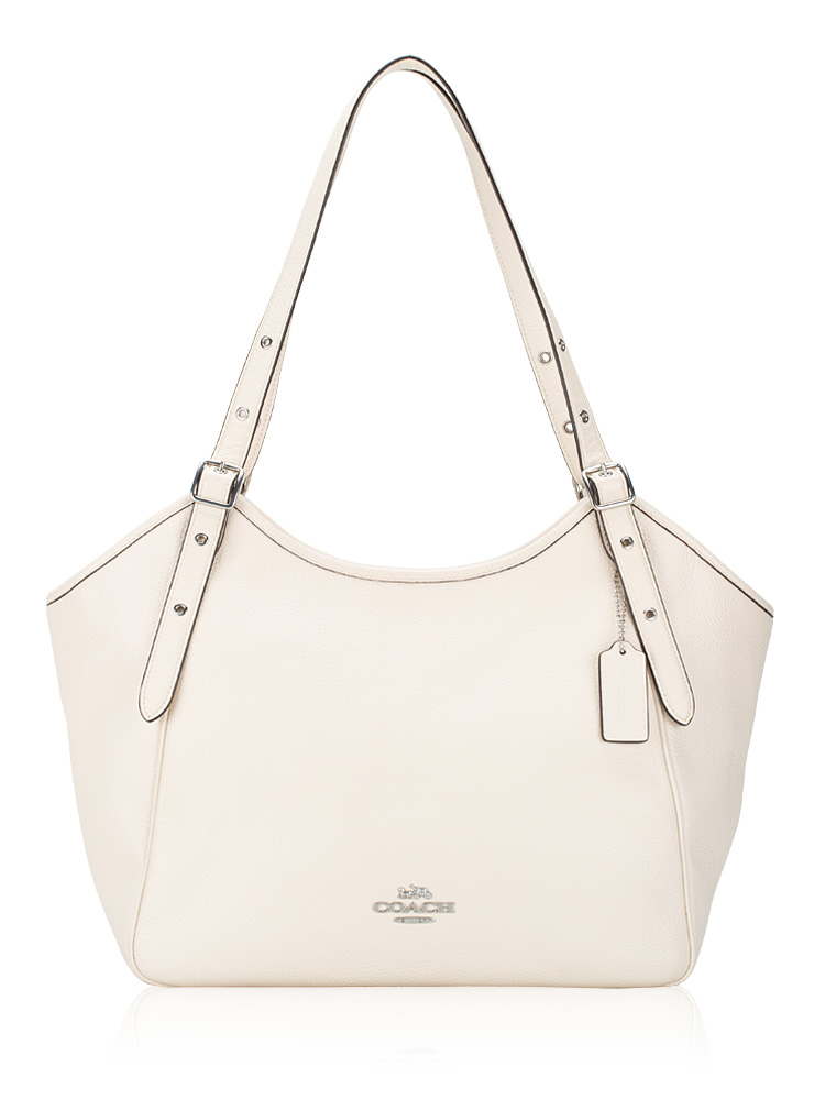 CM074 Meadow Leather Tote Chalk