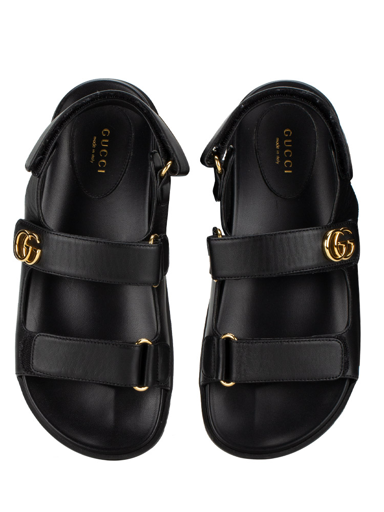 GG Nappa Moritz Charlotte Sandals Nero Sz 38.5