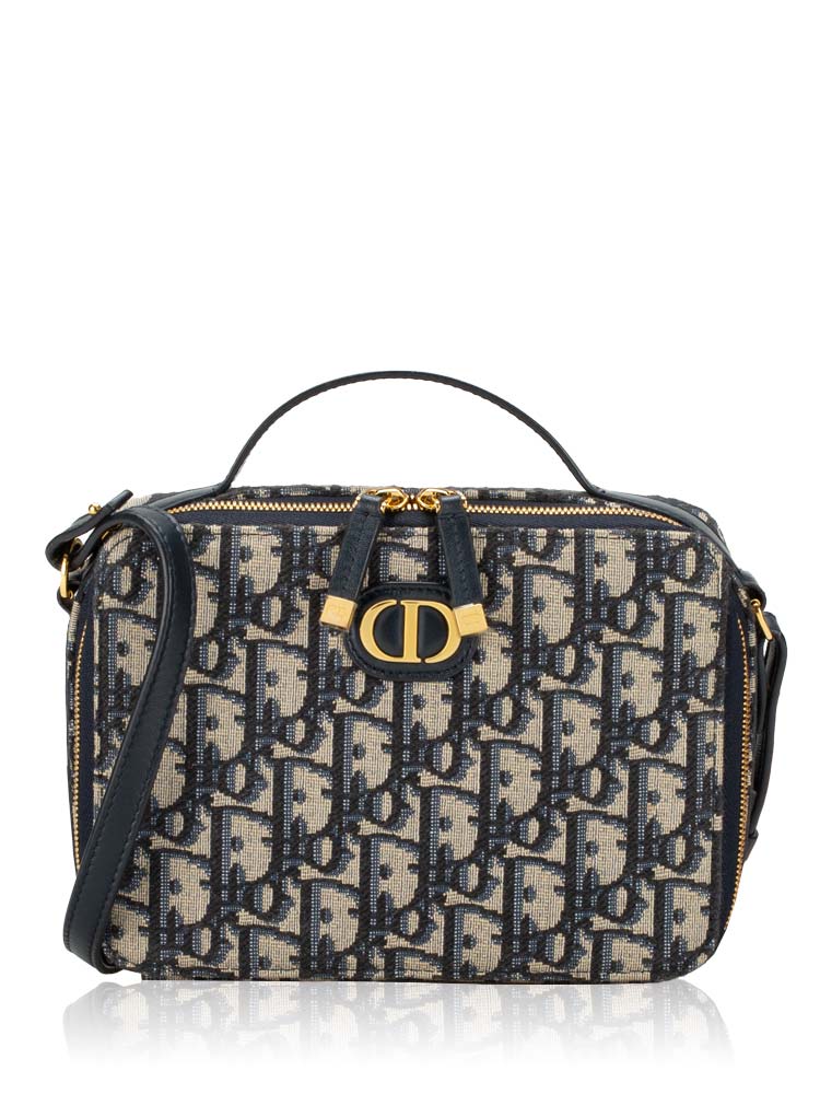 Oblique 30 Montaigne Top Handle Box Bag Blue