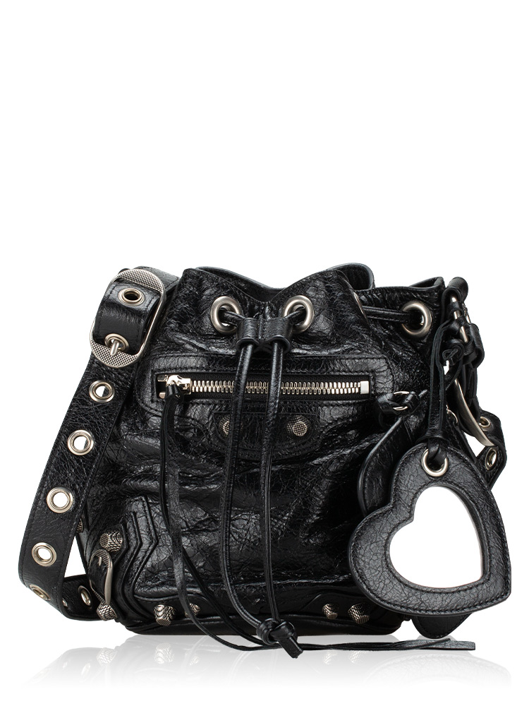Le Cagole XS Bucket Bag Black