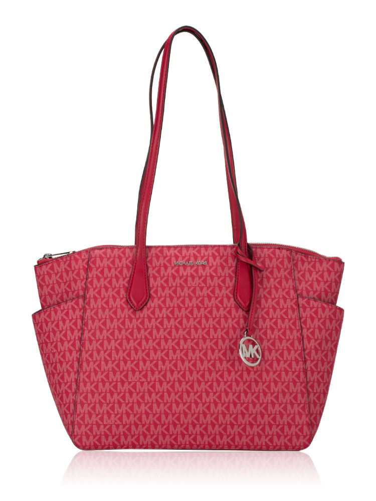 Signature Marilyn Medium Tote Dark Raspberry
