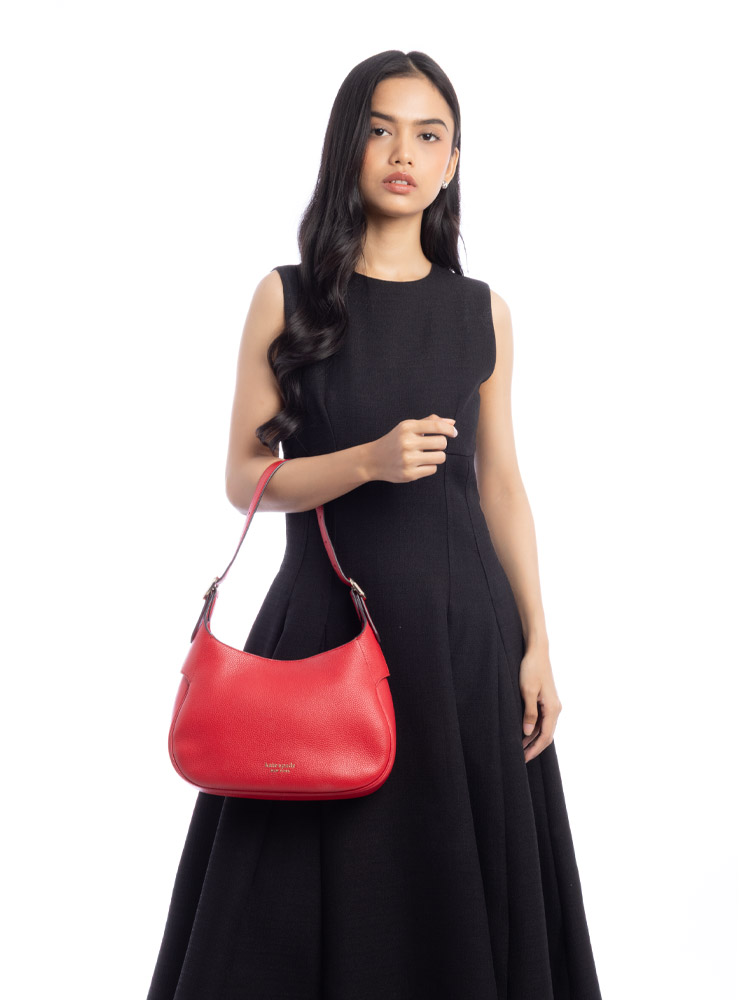 Penny Small Hobo Bag Lingonberry