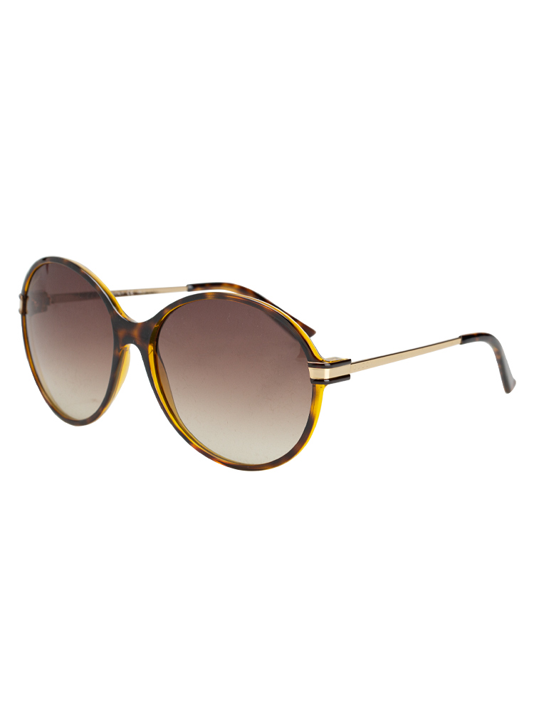 GG3138/S Oversized Sunglasses Havana Gold