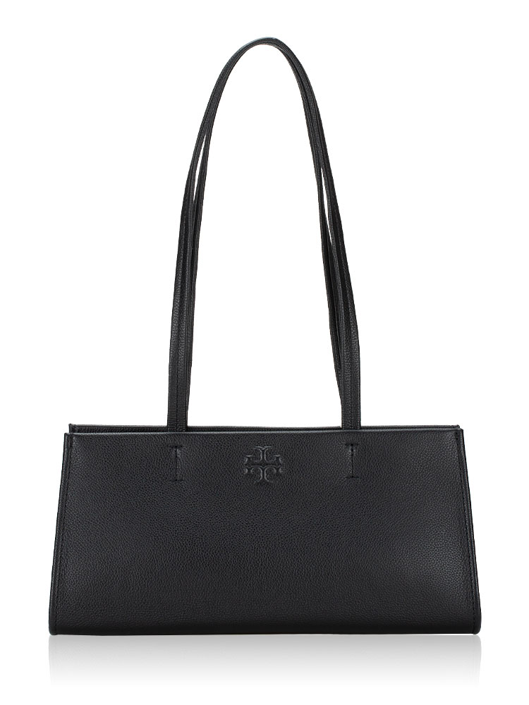 Thea East West Satchel Black