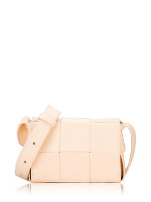 Maxi Intreccio Extra Mini Cassette Crossbody Lotus