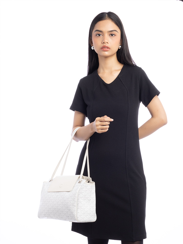 Goyardine Rouette PM White