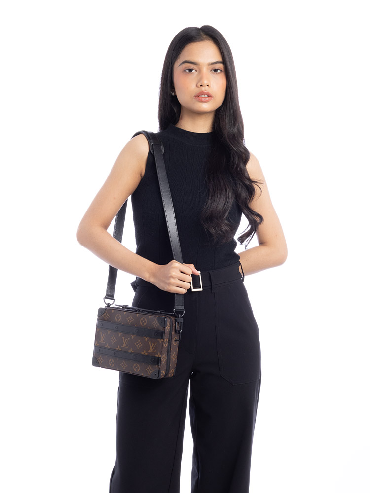 Monogram Macassar Handle Soft Trunk