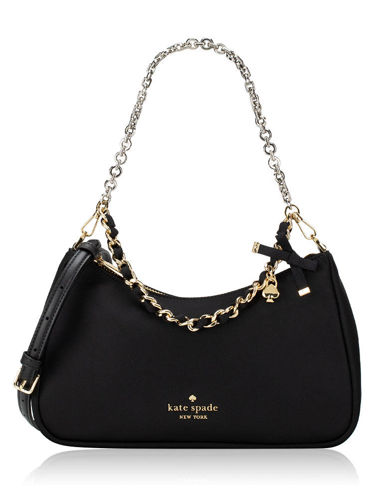 Margot Nylon Medium Convertible Crossbody Black