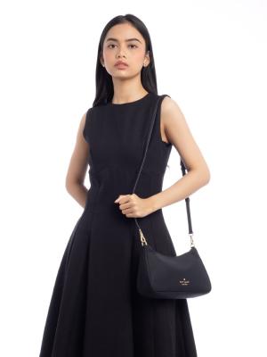 Margot Nylon Medium Convertible Crossbody Black