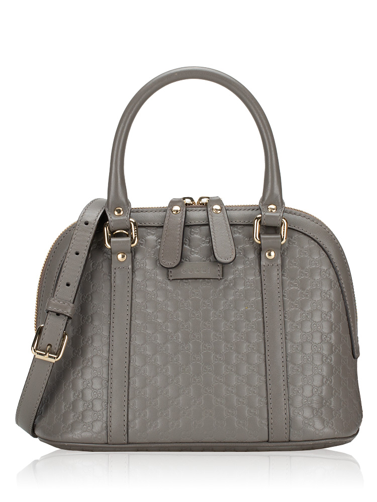 Microguccissima Mini Dome Bag Grey