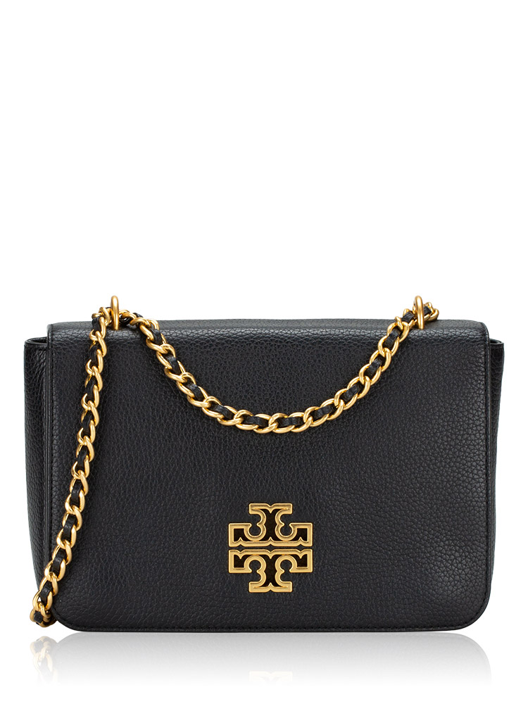 Britten Leather Adjustable Shoulder Bag Black